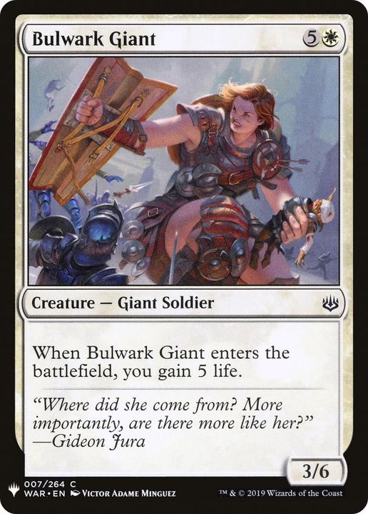 Bulwark Giant in the group Magic the Gathering / Types / Colors / White at Proxyprinters.com (45695)