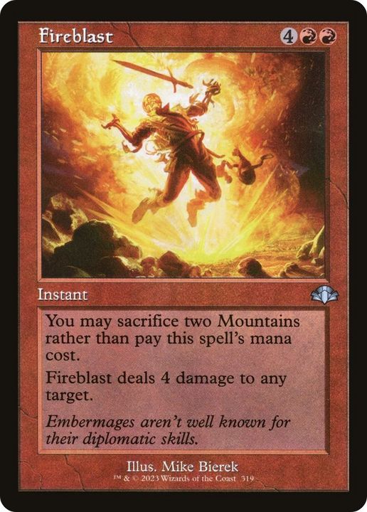 Fireblast in the group Magic the Gathering / Types / Colors / Red at Proxyprinters.com (45701)