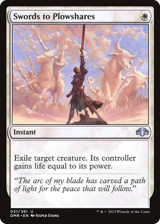 Swords to Plowshares in the group Magic the Gathering / Types / Colors / White at Proxyprinters.com (45706)