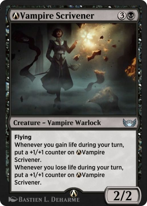 A-Vampire Scrivener in the group Magic the Gathering / Sets / Streets of New Capenna at Proxyprinters.com (45743)