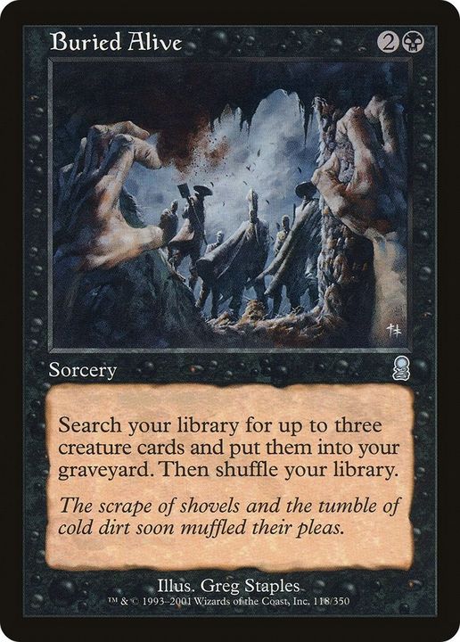 Buried Alive in the group Magic the Gathering / Types / Colors / Black at Proxyprinters.com (45750)