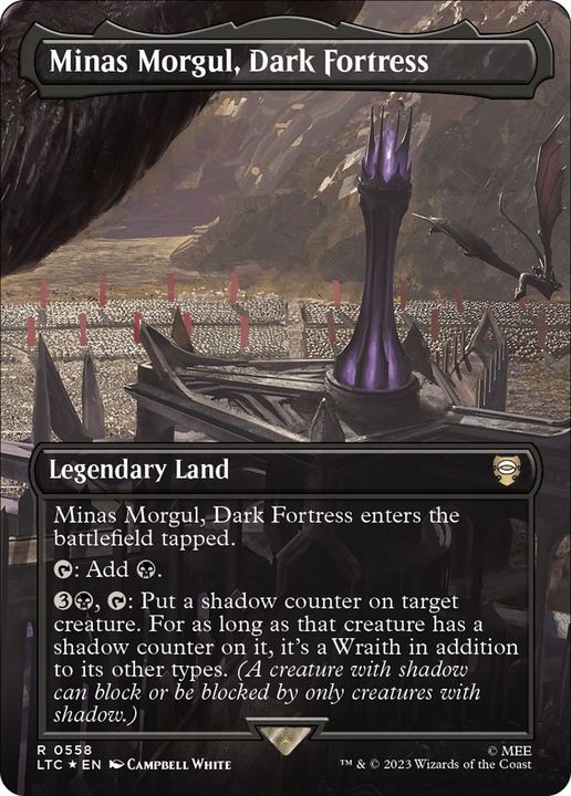 Minas Morgul, Dark Fortress in the group Magic the Gathering / Types / Colors / Colorless at Proxyprinters.com (45751)