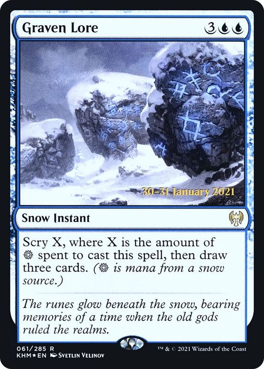 Graven Lore in the group Magic the Gathering / Types / Colors / Blue at Proxyprinters.com (45769)