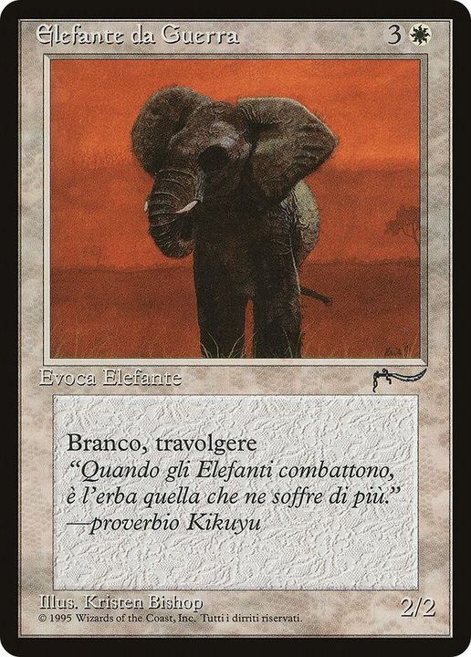 War Elephant in the group Magic the Gathering / Types / Colors / White at Proxyprinters.com (4577)