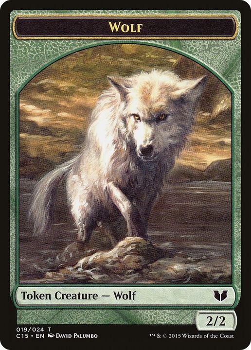 Wolf in the group Magic the Gathering / Sets / Commander 2015 Tokens at Proxyprinters.com (45771)