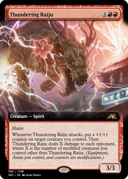 Thundering Raiju in the group Magic the Gathering / Sets / Magic Origins Clash Pack at Proxyprinters.com (45780)