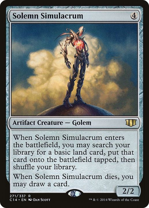 Solemn Simulacrum in the group Magic the Gathering / Types / Colors / Colorless at Proxyprinters.com (45798)