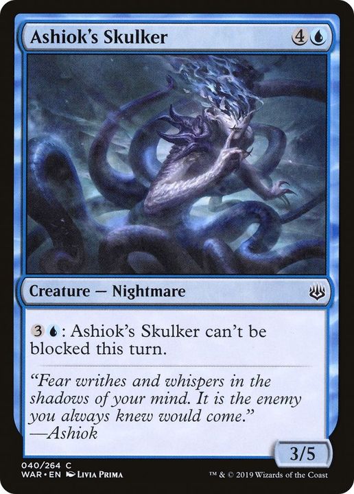 Ashiok's Skulker in the group Magic the Gathering / Types / Colors / Blue at Proxyprinters.com (45803)