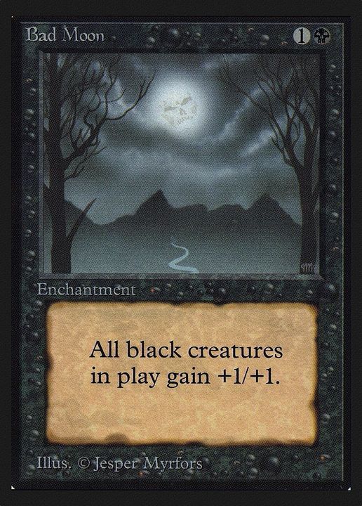 Bad Moon in the group Magic the Gathering / Sets / Intl. Collectors' Edition at Proxyprinters.com (45805)