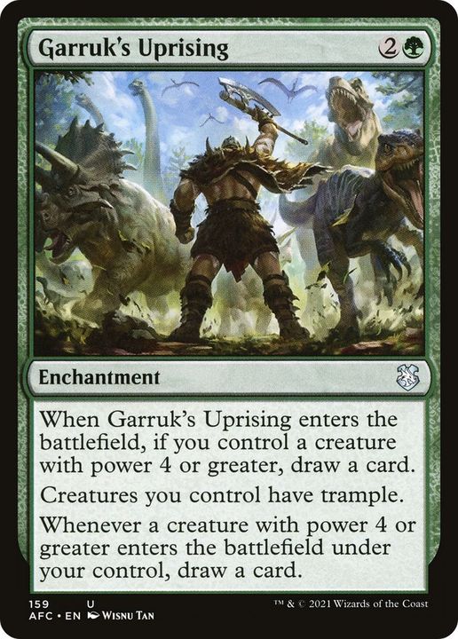 Garruk's Uprising in the group Magic the Gathering / Sets / Forgotten Realms Commander at Proxyprinters.com (45818)