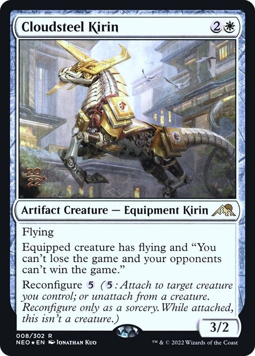 Cloudsteel Kirin in the group Magic the Gathering / Types / Colors / White at Proxyprinters.com (45822)