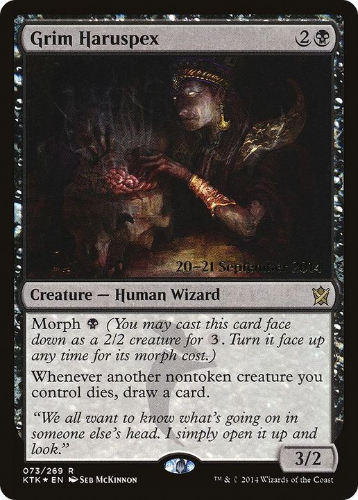 Grim Haruspex in the group Magic the Gathering / Types / Creatures / Wizard at Proxyprinters.com (45846)