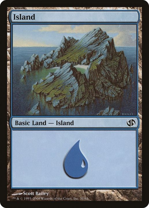 Island in the group Magic the Gathering / Sets / Duel Decks: Jace vs. Chandra at Proxyprinters.com (45876)