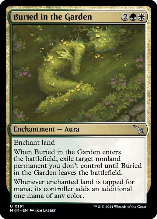 Buried in the Garden in the group Magic the Gathering / Types / Colors / Multicolors / G, W at Proxyprinters.com (45894)