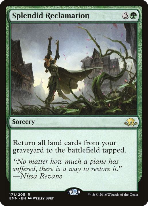 Splendid Reclamation in the group Magic the Gathering / Types / Colors / Green at Proxyprinters.com (45902)