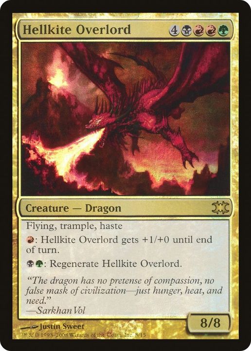 Hellkite Overlord in the group Magic the Gathering / Types / Colors / Multicolors / B, G, R at Proxyprinters.com (45950)