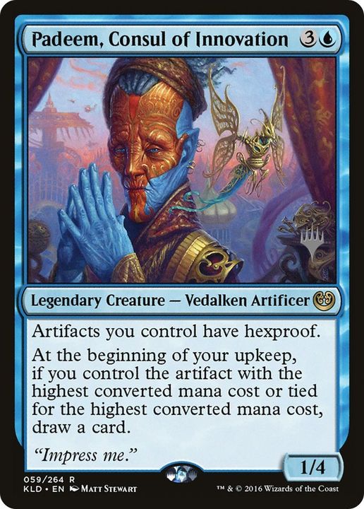 Padeem, Consul of Innovation in the group Magic the Gathering / Sets / Kaladesh Promos at Proxyprinters.com (45972)