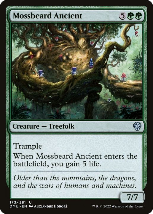 Mossbeard Ancient in the group Magic the Gathering / Types / Colors / Green at Proxyprinters.com (45979)