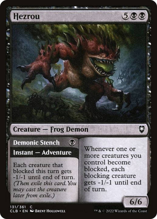 Hezrou // Demonic Stench in the group Magic the Gathering / Types / Colors / Black at Proxyprinters.com (4599)