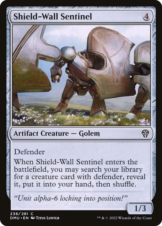 Shield-Wall Sentinel in the group Magic the Gathering / Sets / Dominaria United at Proxyprinters.com (45991)