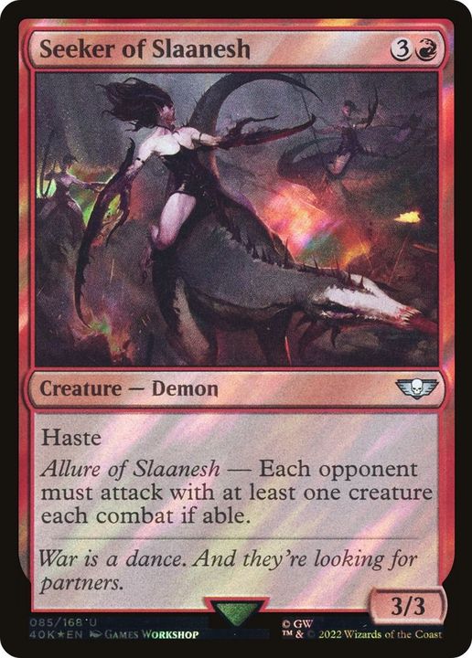 Seeker of Slaanesh in the group Magic the Gathering / Types / Colors / Red at Proxyprinters.com (4601)