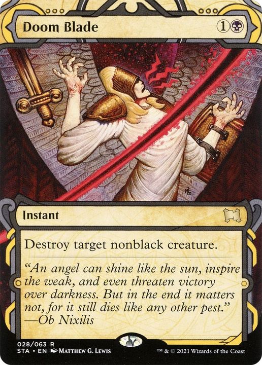 Doom Blade in the group Magic the Gathering / Types / Colors / Black at Proxyprinters.com (46017)