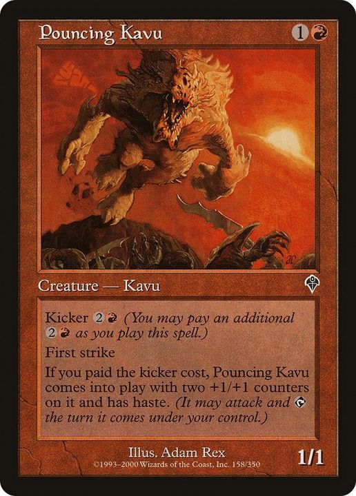 Pouncing Kavu in the group Magic the Gathering / Sets / Invasion at Proxyprinters.com (46019)