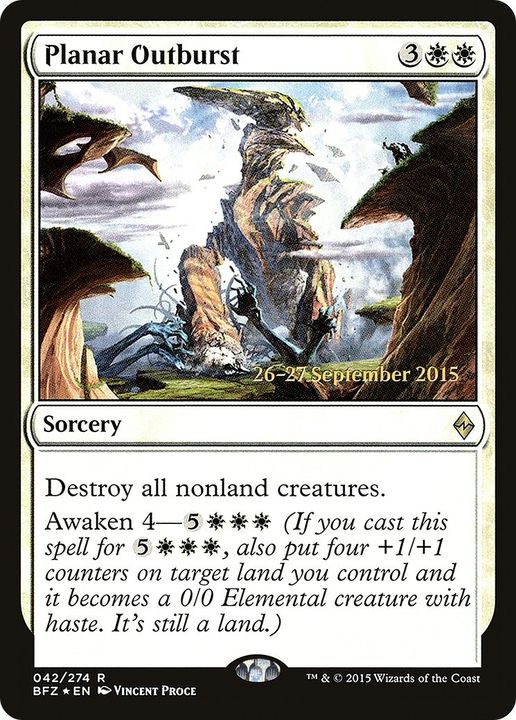 Planar Outburst in the group Magic the Gathering / Types / Colors / White at Proxyprinters.com (46028)