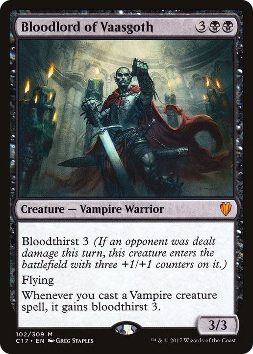 Bloodlord of Vaasgoth in the group Magic the Gathering / Types / Creatures / Warrior at Proxyprinters.com (46029)