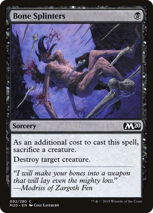 Bone Splinters in the group Magic the Gathering / Types / Colors / Black at Proxyprinters.com (46030)