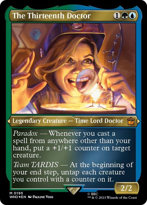 The Thirteenth Doctor in the group Magic the Gathering / Types / Colors / Multicolors / G, U at Proxyprinters.com (46038)