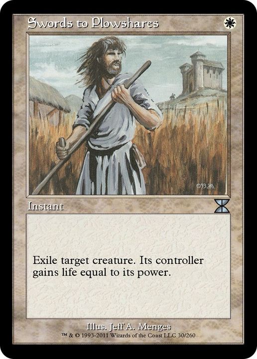 Swords to Plowshares in the group Magic the Gathering / Types / Colors / White at Proxyprinters.com (46042)