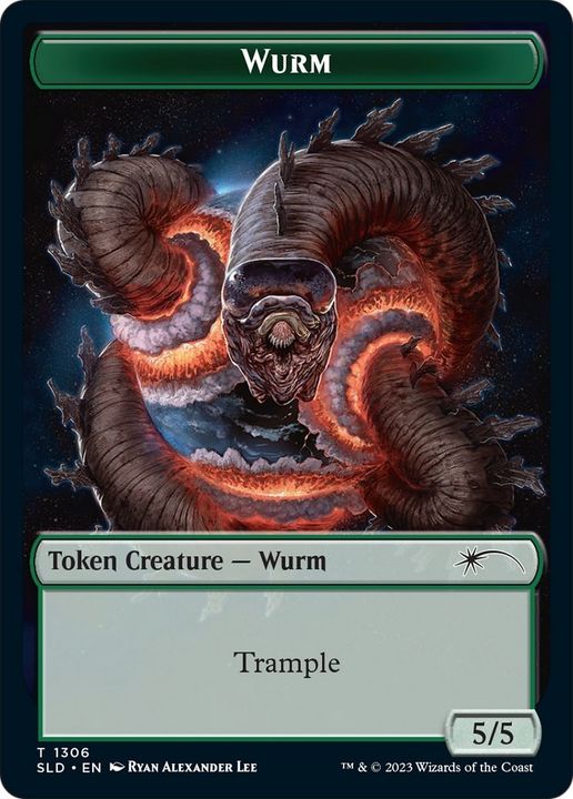 Wurm in the group Magic the Gathering / Types / Colors / Green at Proxyprinters.com (46045)