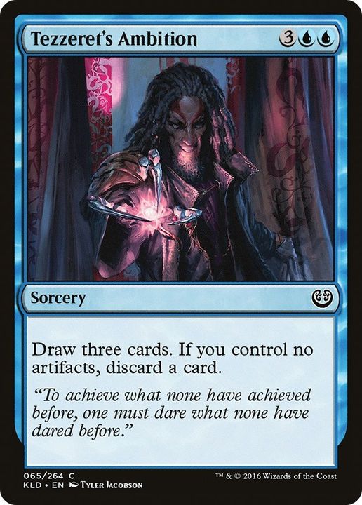 Tezzeret's Ambition in the group Magic the Gathering / Types / Colors / Blue at Proxyprinters.com (4605)