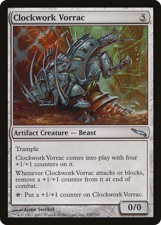 Clockwork Vorrac in the group Magic the Gathering / Types / Colors / Colorless at Proxyprinters.com (46051)