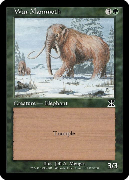 War Mammoth in the group Magic the Gathering / Types / Colors / Green at Proxyprinters.com (46055)