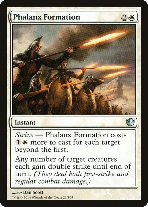 Phalanx Formation in the group Magic the Gathering / Types / Colors / White at Proxyprinters.com (46082)