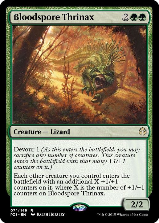 Bloodspore Thrinax in the group Magic the Gathering / Types / Colors / Green at Proxyprinters.com (46088)