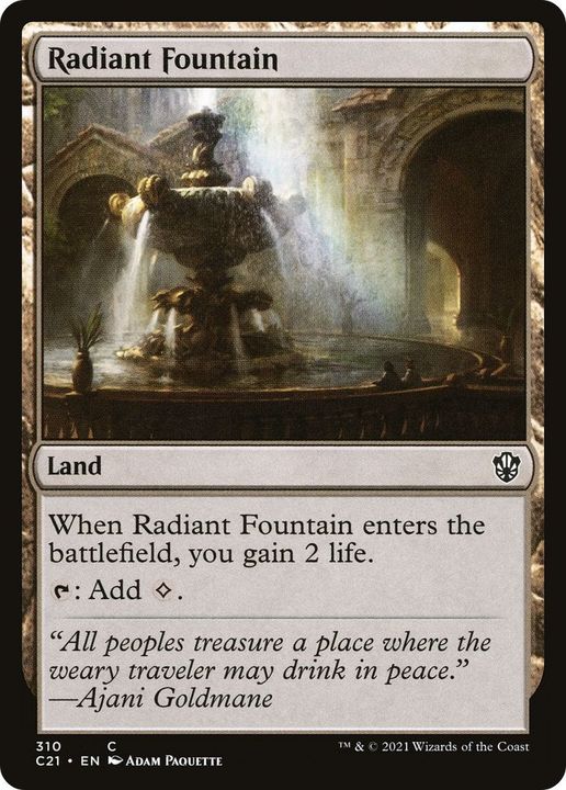 Radiant Fountain in the group Magic the Gathering / Sets / Commander 2021 at Proxyprinters.com (46177)