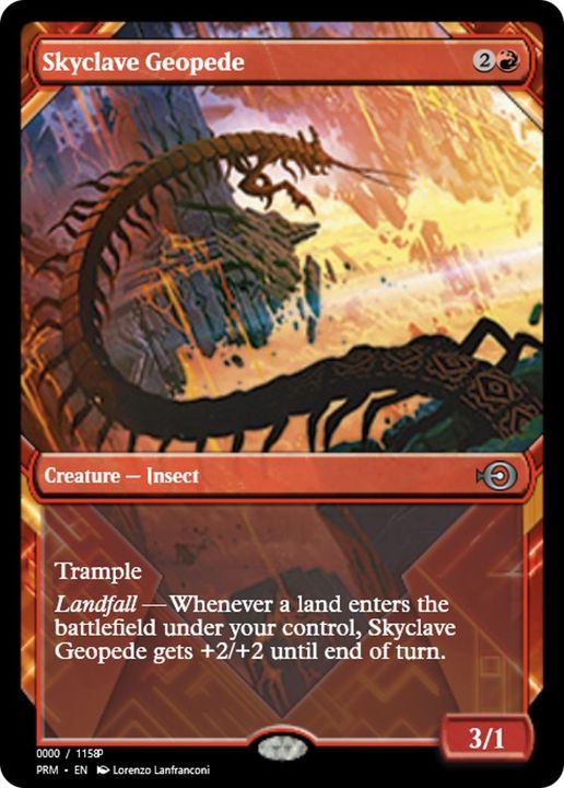 Skyclave Geopede in the group Magic the Gathering / Types / Colors / Red at Proxyprinters.com (46185)