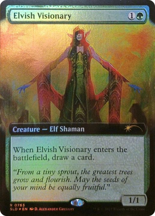 Elvish Visionary in the group Magic the Gathering / Types / Creatures / Elf at Proxyprinters.com (46195)