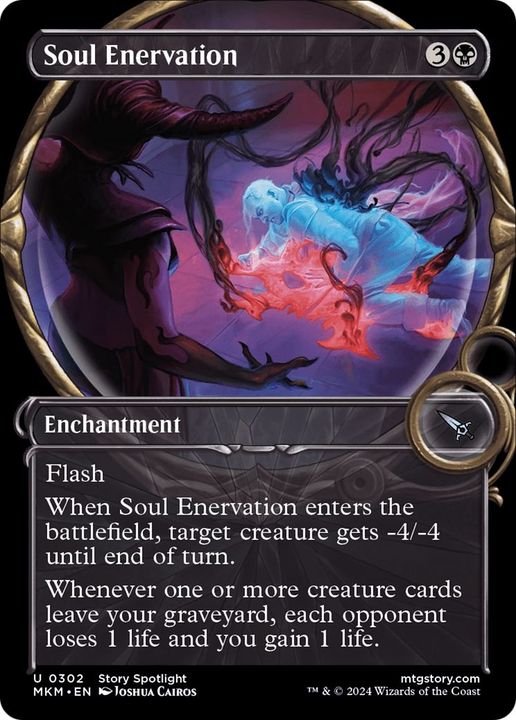 Soul Enervation in the group Magic the Gathering / Types / Enchantment / Enchantment at Proxyprinters.com (46202)