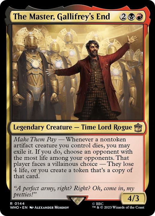 The Master, Gallifrey's End in the group Singles at Proxyprinters.com (46209)