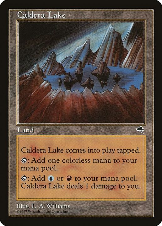 Caldera Lake in the group Magic the Gathering / Sets / Tempest at Proxyprinters.com (46221)