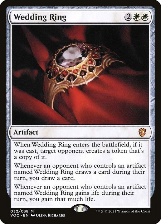 Wedding Ring in the group Magic the Gathering / Sets / Crimson Vow Commander at Proxyprinters.com (46241)