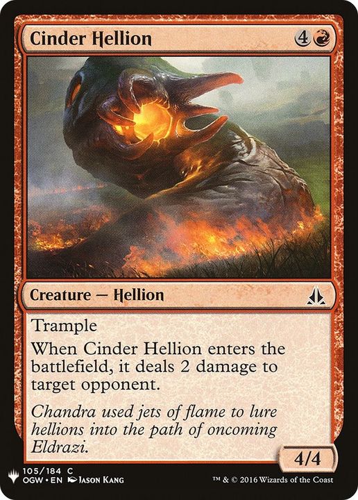 Cinder Hellion in the group Magic the Gathering / Types / Colors / Red at Proxyprinters.com (46251)