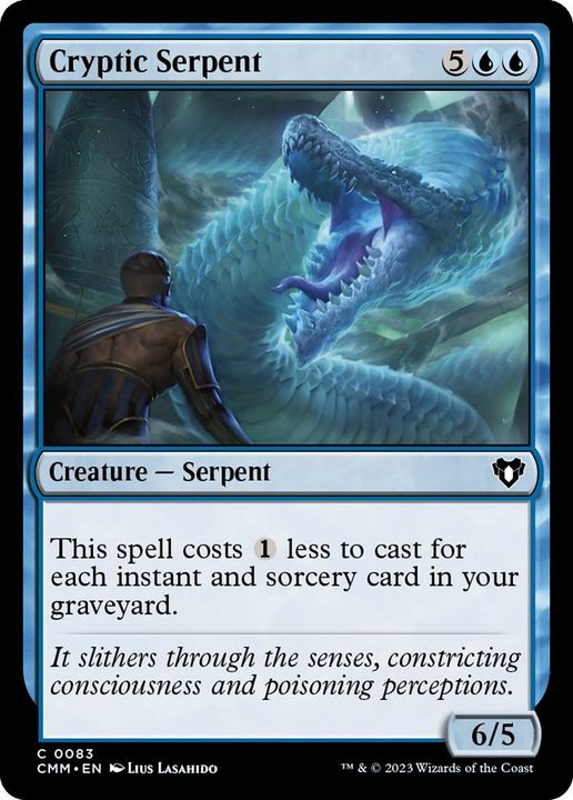 Cryptic Serpent in the group Magic the Gathering / Sets / Commander Masters at Proxyprinters.com (46266)