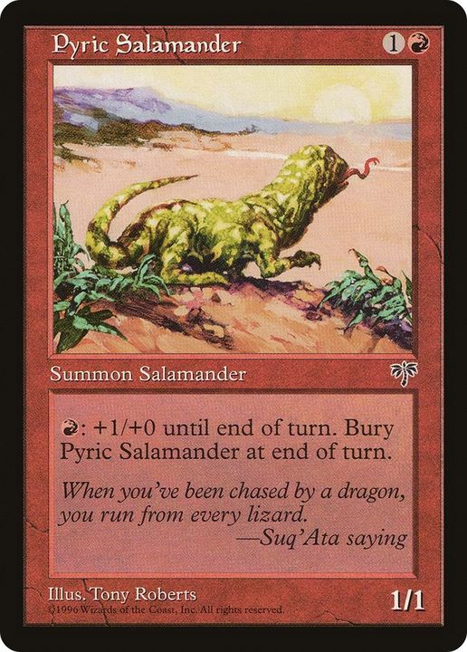 Pyric Salamander in the group Magic the Gathering / Types / Colors / Red at Proxyprinters.com (46297)