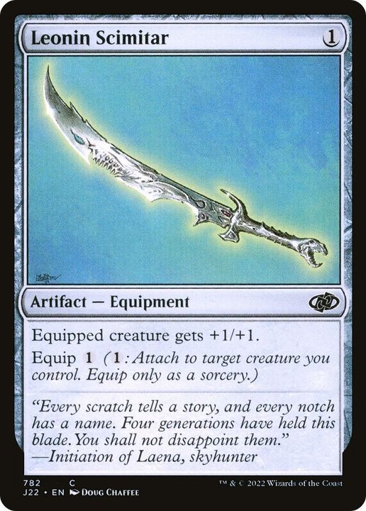 Leonin Scimitar in the group Magic the Gathering / Types / Artifacts / Artifact at Proxyprinters.com (46299)