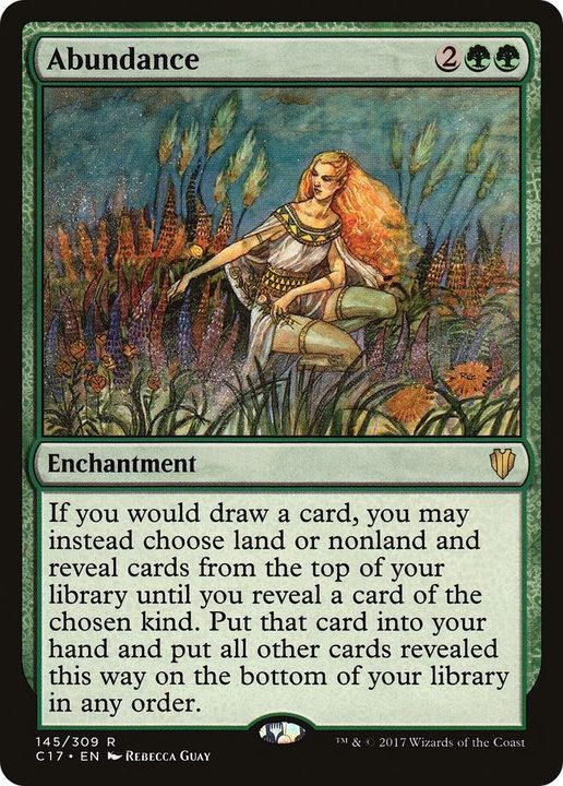 Abundance in the group Magic the Gathering / Types / Enchantment / Enchantment at Proxyprinters.com (46324)